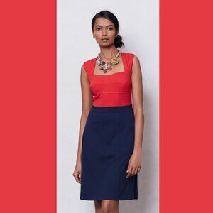 Anthropologie Girls from Savoy Colorblock Ponte Dress Size 0